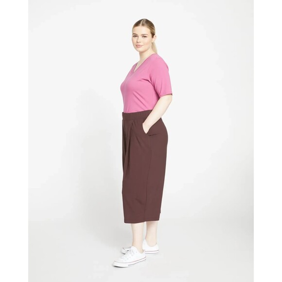 NWT Universal Standard Casual Culottes Pants, Brulee, Size 10-12 - Picture 3 of 9